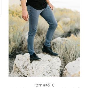 Zyia Men's Storm Gray Office Chino 33" Medium